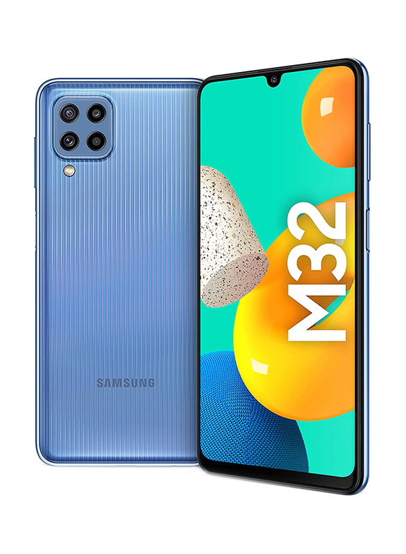 

Samsung Galaxy M32 128GB Blue, 6GB RAM, 4G LTE, Dual SIM Smartphone