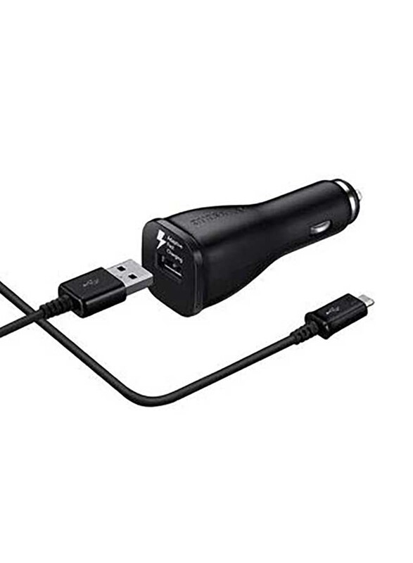 

Samsung 15W Car Charger with USB Type-C Charging Cable for Smartphones, Black