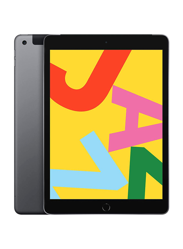 

Apple iPad 2019 (7th Generation) 128GB Space Grey, 10.2-inch Tablet, With FaceTime 32GB RAM, 4G LTE + WiFi, International Version