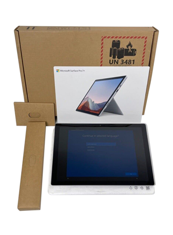 

Microsoft Surface Pro 7+ Laptop, 12.3" FHD, Intel Core i5 11th Gen, 256GB SSD, 8GB RAM, Intel Iris Xe Graphics, EN KB, Win 10 Pro, Platinum