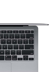 Apple MacBook Air Laptop, 13" FHD Display, Apple M1 Chip 3.2 GHz, 256GB SSD, 8GB RAM, 8 Core Processor & 7 Core Intel Integrated Graphics, EN KB, macOS, MGN63, Space Grey, International Version