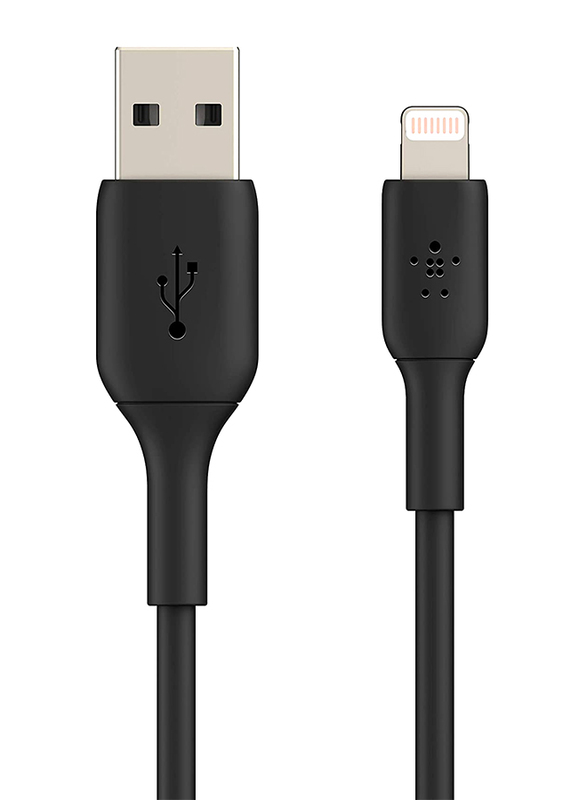 

Belkin 1-Meter Lightning Cable, Lightning to USB Type A for Apple Device, CAA001bt1MBK, Black