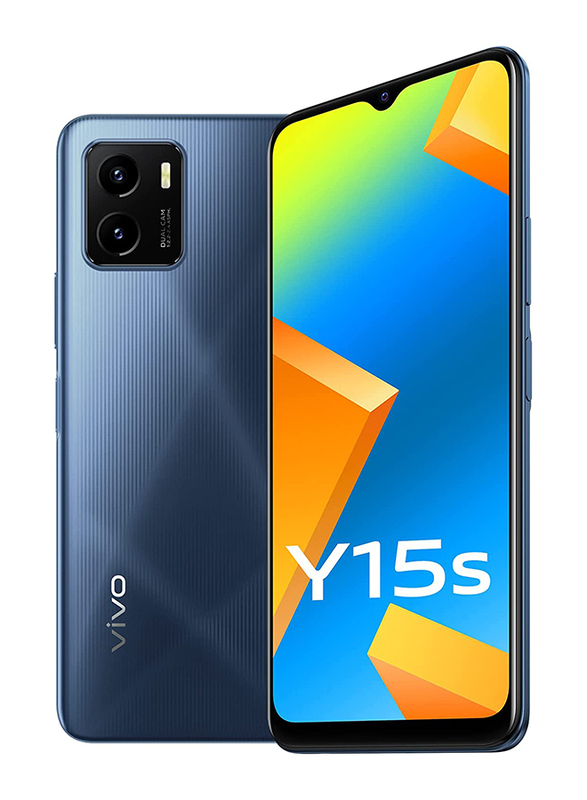 

Vivo Y15S 32GB Mystic Blue, 3GB RAM, 4G LTE, Dual SIM Smartphone
