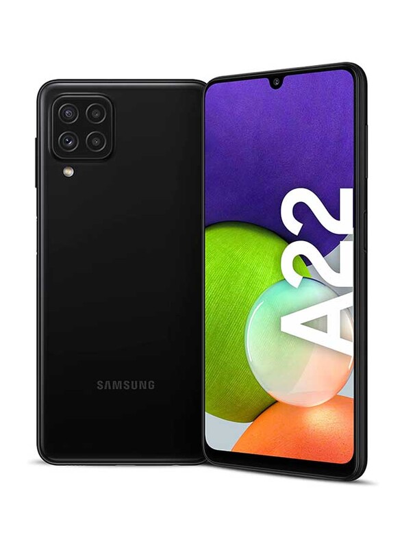 

Samsung Galaxy A22 128GB Black, 6GB RAM, 4G LTE, Dual SIM Smartphone