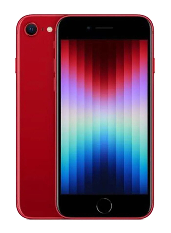 

Apple iPhone SE (2022) 3rd Gen 256GB Red, with FaceTime, 3GB RAM, 5G, Single Sim Smartphone, International Version