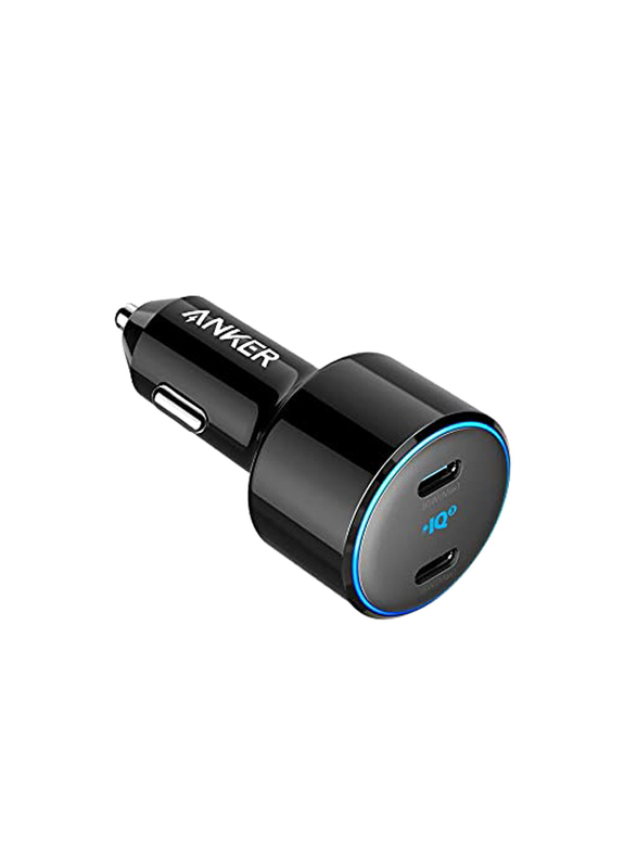 

Anker 30W Power Drive + III Duo Car Charger with USB Type-C Output for Suitable Devices, Black