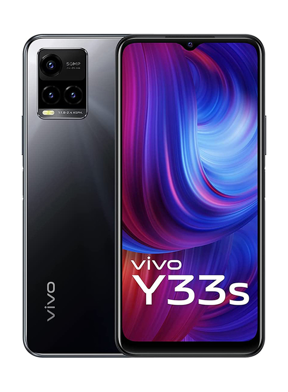 

Vivo Y33s 128GB Black, 8GB RAM, 4G LTE, Dual Sim Smartphone with Game Controller