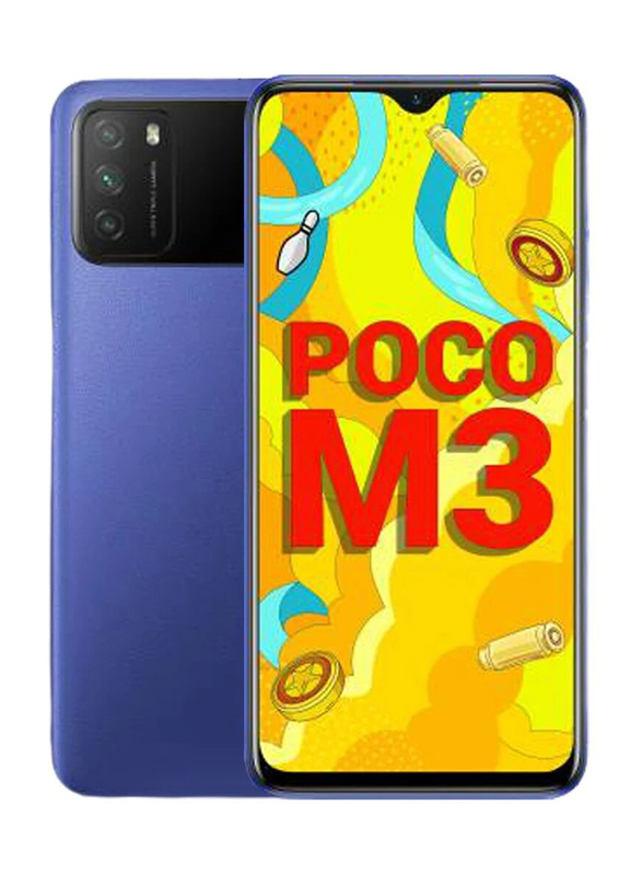 

Xiaomi Poco M3 128GB Cool Blue, 4GB RAM, 4G LTE, Dual Sim Smartphone