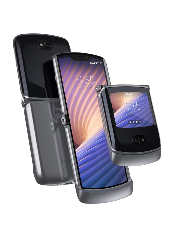 

Motorola Razr 256GB Silver, 8GB RAM, 5G, No Sim Smartphone, PAJS0016US