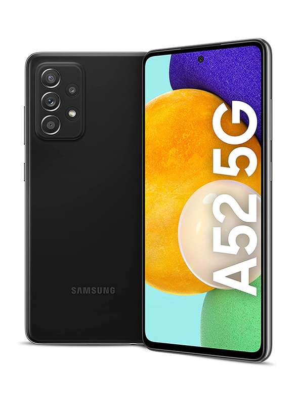 

Samsung Galaxy A52 128GB Black, 8GB RAM, 4G LTE, Dual SIM Smartphone