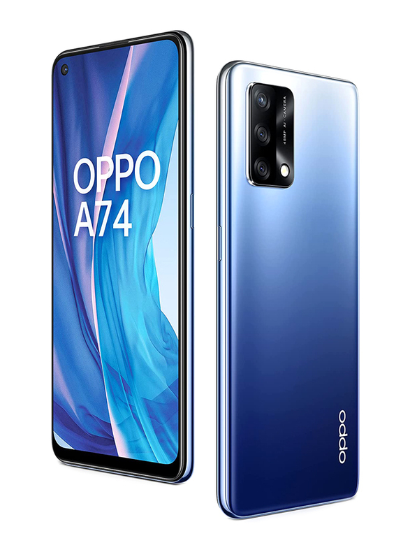 

Oppo A74 128GB Midnight Blue, 6GB RAM, 4G LTE, Dual SIM Smartphone