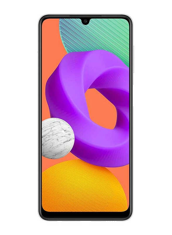 Samsung Galaxy M22 64GB White, 4GB RAM, 4G LTE, Dual SIM Smartphone