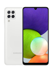 Samsung Galaxy A22 64GB White, 4GB RAM, 5G, Dual Sim Smartphone, UAE Version