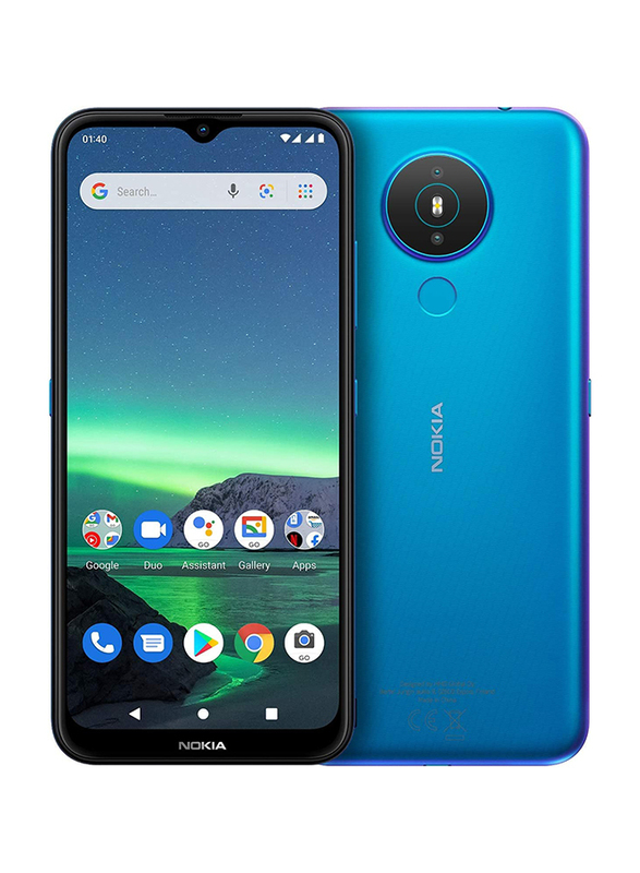

Nokia 1.4 64GB Blue, 3GB RAM, 4G, Dual SIM Smartphone