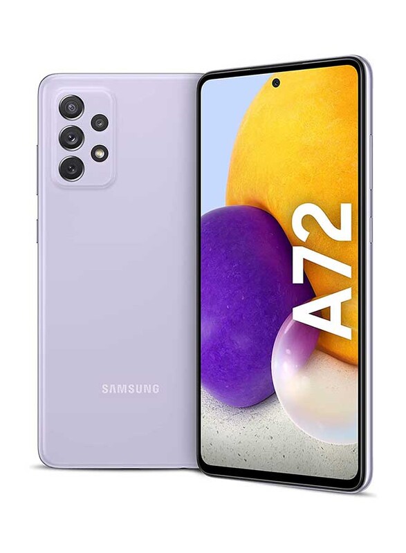 

Samsung Galaxy A72 256GB Violet, 8GB RAM, 4G LTE, Dual Sim Smartphone, SM-A725FLVHMEA, UAE Version