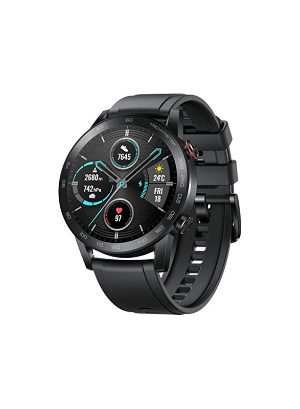 

Honor MagicWatch 2 - 46mm Smartwatch, GPS, With Music Storage, Charcoal Black