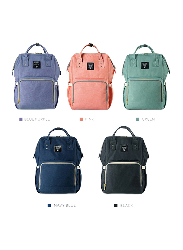 Sunveno Diaper Backpack Bag, Blue Purple