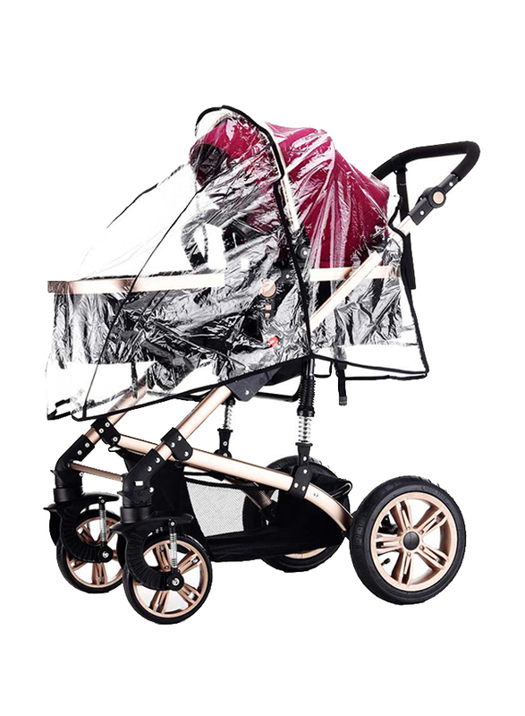 Teknum 3-in-1 Pram Stroller, Wine
