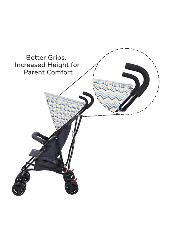 Little Story Playard with Stroller and Diaper Bag Set, Grey