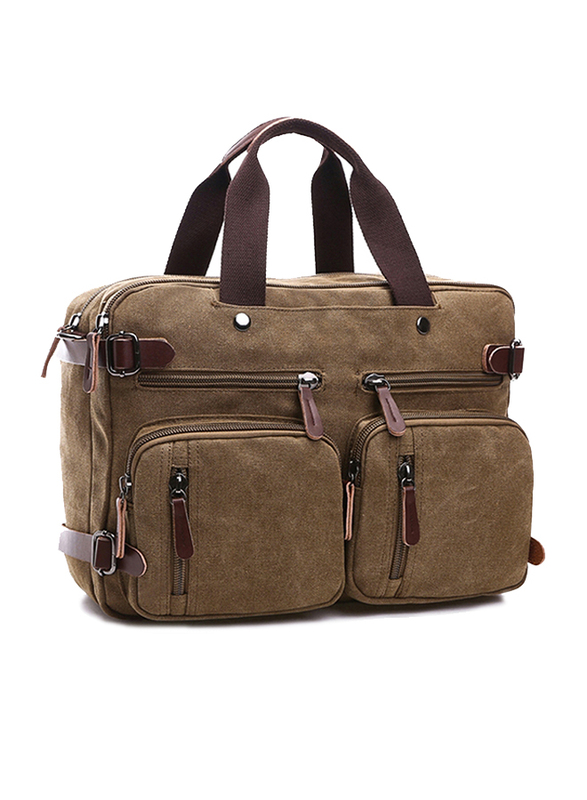Sambox Convertible Travel Laptop Backpack Bag, Khaki