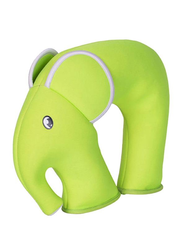 Nohoo Jungle Travel Kids Pillow, Elephant, Green