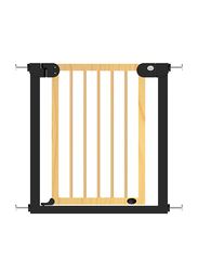 Baby Safe Wooden Safety Gate, Natural Wood