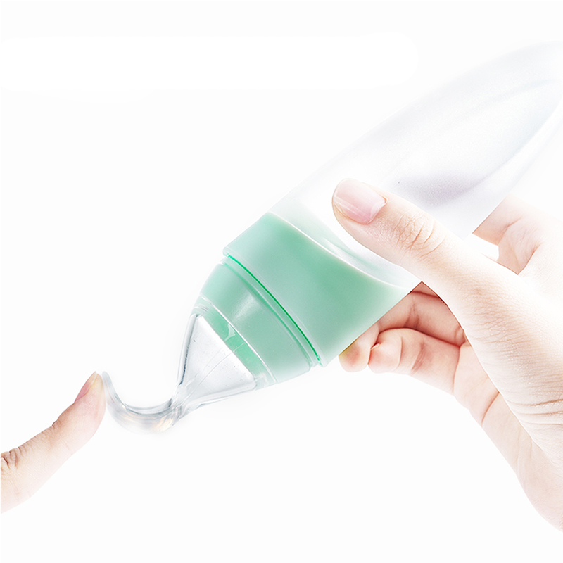 Sunveno Baby Feeding Spoon Dispenser, Green