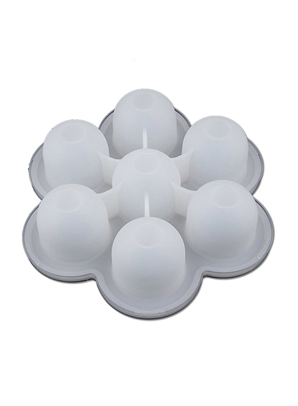 Eazy Kids Baby Food Silicone 7 Compartments Freezer Tray, White