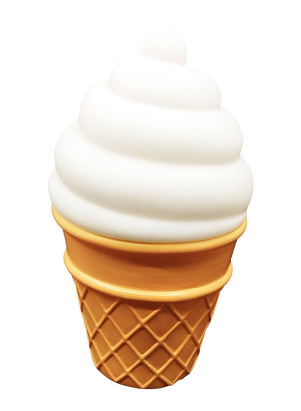 Eazy Kids Ice Cream Shape Lamp Light, White