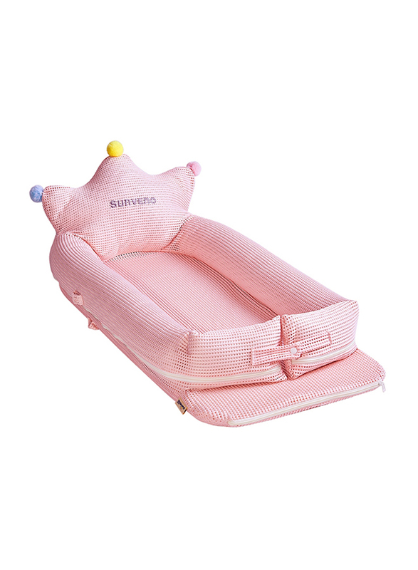 Sunveno All Season Royal Baby Bed, Pink
