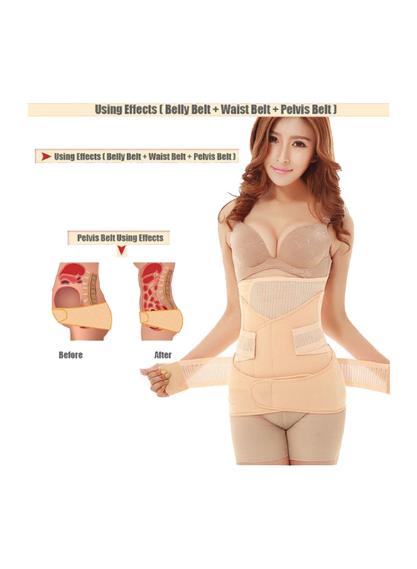 Sunveno 3-in-1 Adjustable Maternity Belt, Nude, XXL