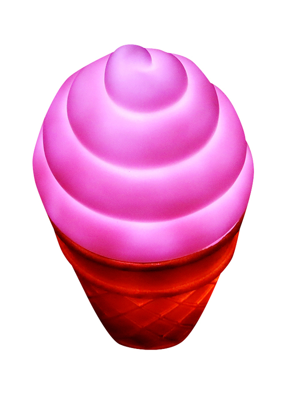 Eazy Kids Ice Cream Shape Lamp Light, Pink