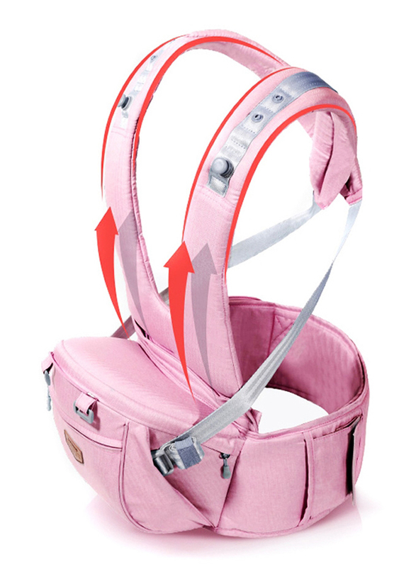 Sunveno Kangaroo Style Ergonomic Baby Carrier, Pink