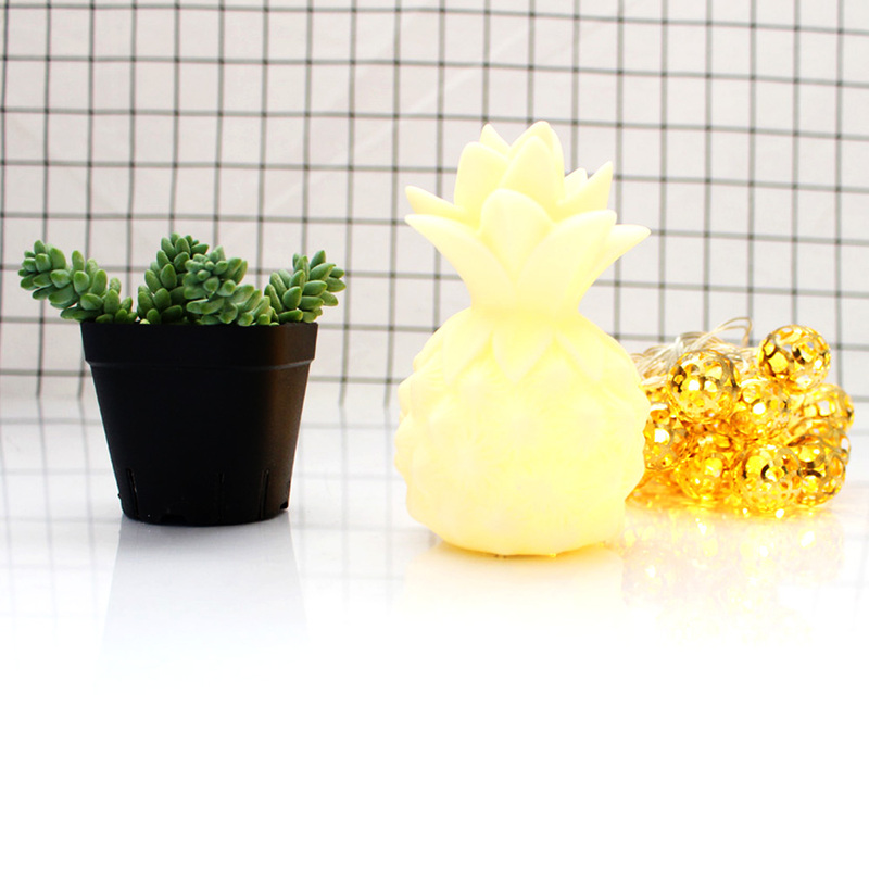 Eazy Kids Pineapple Shape Lamp Light, Yellow