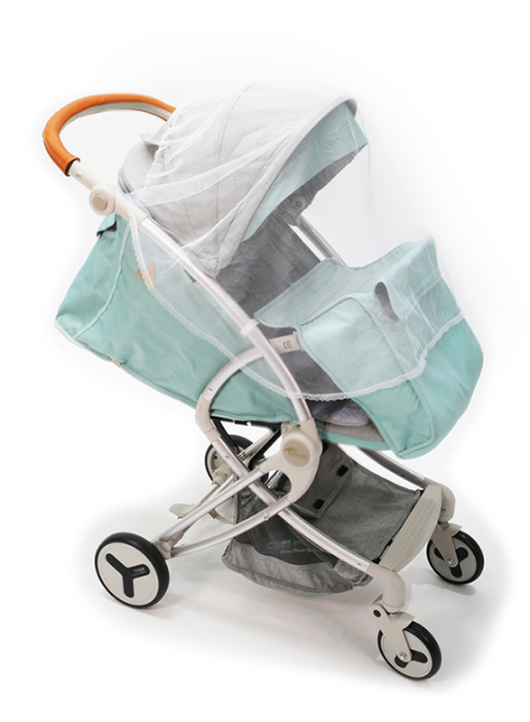 Teknum A1 Stroller with Sunveno Grey Diaper Bag, Green