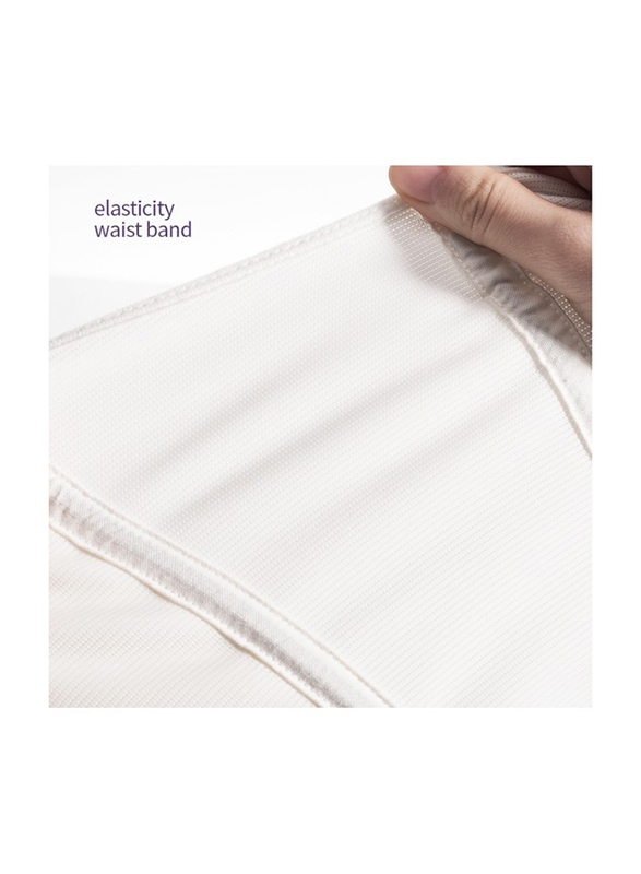 Sunveno Breathable Postpartum Abdominal Belt, White, Large