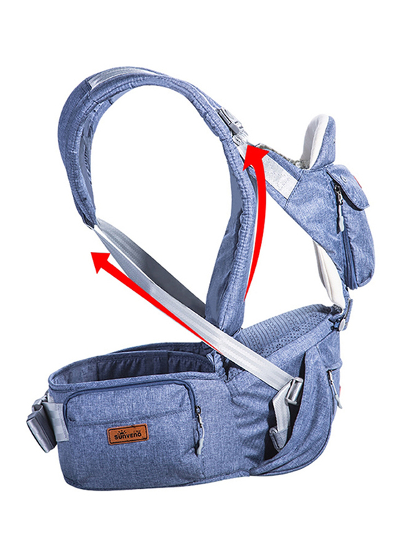 Sunveno Kangaroo Style Ergonomic Baby Carrier, Blue