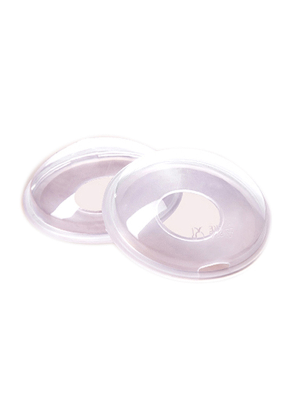 Sunveno Pack of 2 BPA-Free Soft Nipple Shell, 20ml, Clear