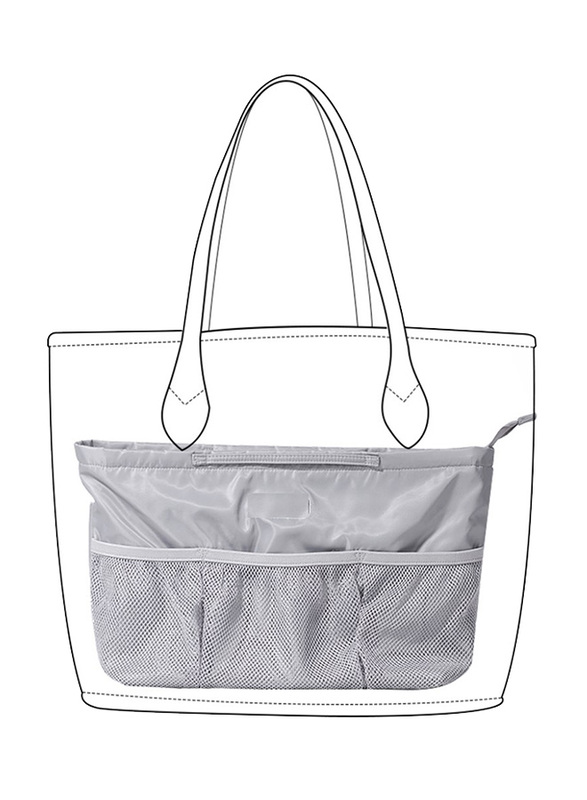 Alameda Tote Bag with Organizer Insert, Black