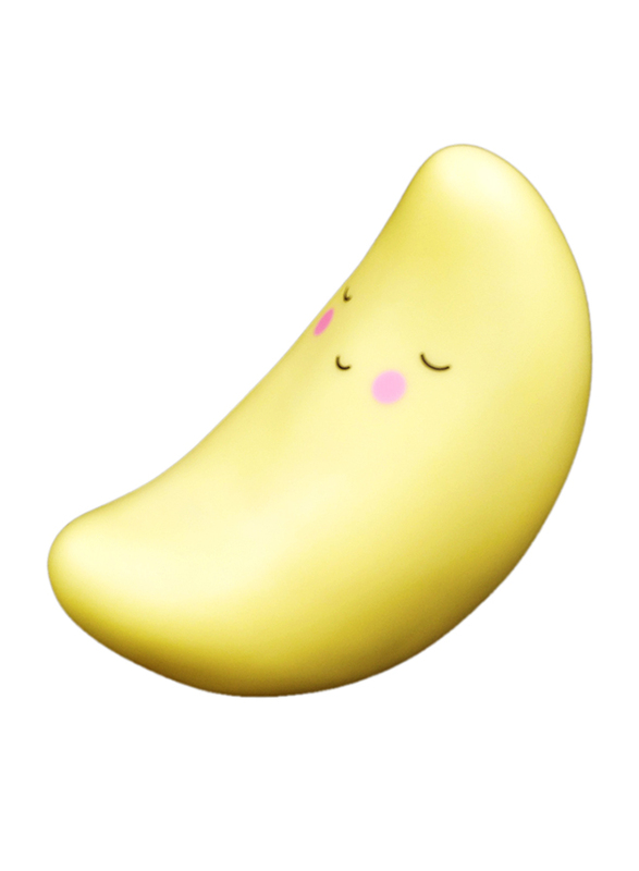 Eazy Kids Moon Shape Lamp Light, Yellow