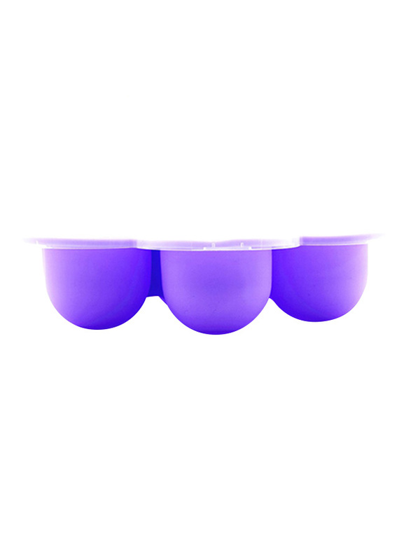 Eazy Kids Baby Food Silicone 7 Compartments Freezer Tray, Purple