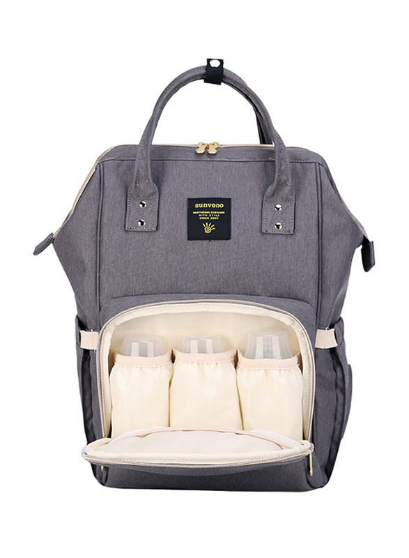 Teknum A1 Stroller with Sunveno Grey Diaper Bag, Pink