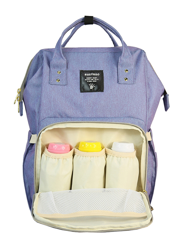 Sunveno Diaper Backpack Bag, Blue Purple