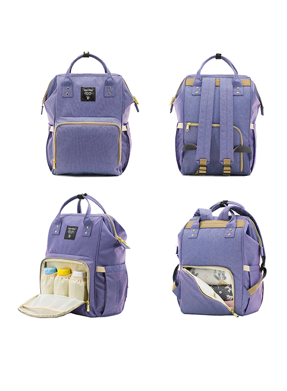 Sunveno Diaper Backpack Bag, Blue Purple