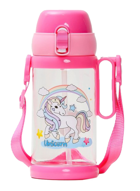 

Eazy Kids Unicorn Beauty BPA Free Water Bottle, Pink
