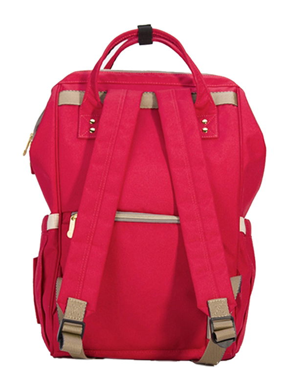 Sunveno Diaper Backpack Bag, Real Red