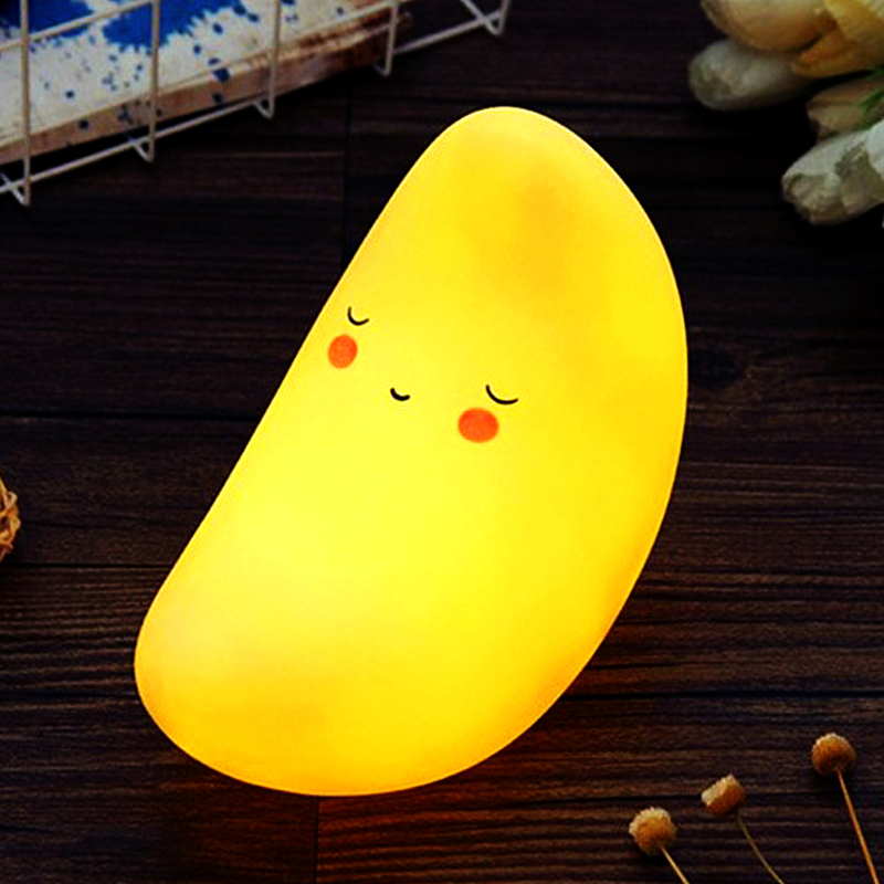 Eazy Kids Moon Shape Lamp Light, Yellow