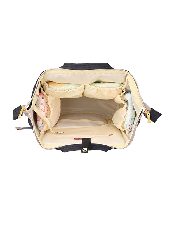 Teknum 3-in-1 Pram Stroller with Sunveno Black Diaper Bag and Hooks, Khaki