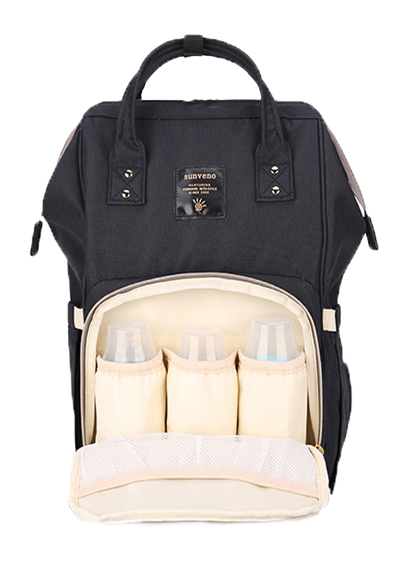 Sunveno Diaper Backpack Bag, Black