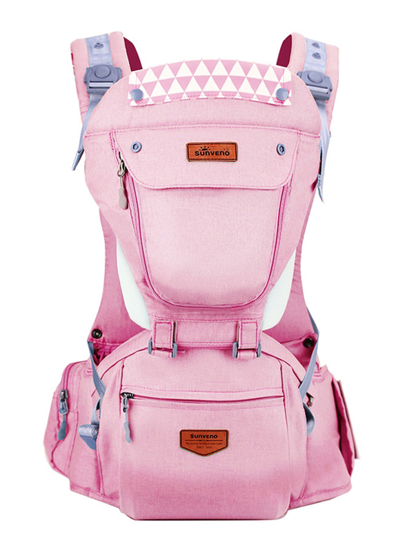 Sunveno Kangaroo Style Ergonomic Baby Carrier, Pink